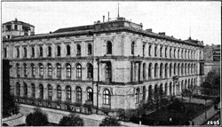 Bild 1. Kgl. Landw. Hochschule Berlin. (Nach einer Postkarte im Verlag der Buchhandlung P. Schober, Berlin N. 4.)