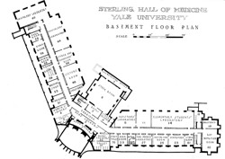 Sterling Hall of Medicine Yale University
Basement Floor Plan
