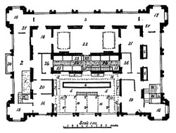 Plan of Upper Floor, or Laboratory