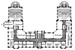 Physicalisch-physiologisches Institut in Freiburg. Ergeschoß