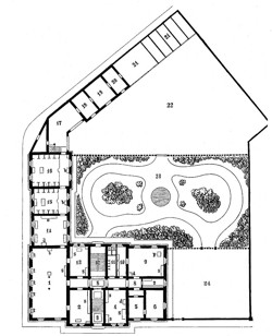 Das Physiologische Institut in Strassburg. Erdgeschoss