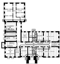 Physiologisches Institut. Grundriss des Untergeschosses