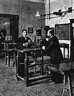 laboratory scene