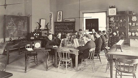 Chain Reaction Test at the Laboratory in Dane Hall